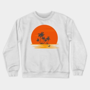 Sunset at The Beach Crewneck Sweatshirt